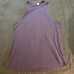 Women's Sleeveless Purple Splitback Tank